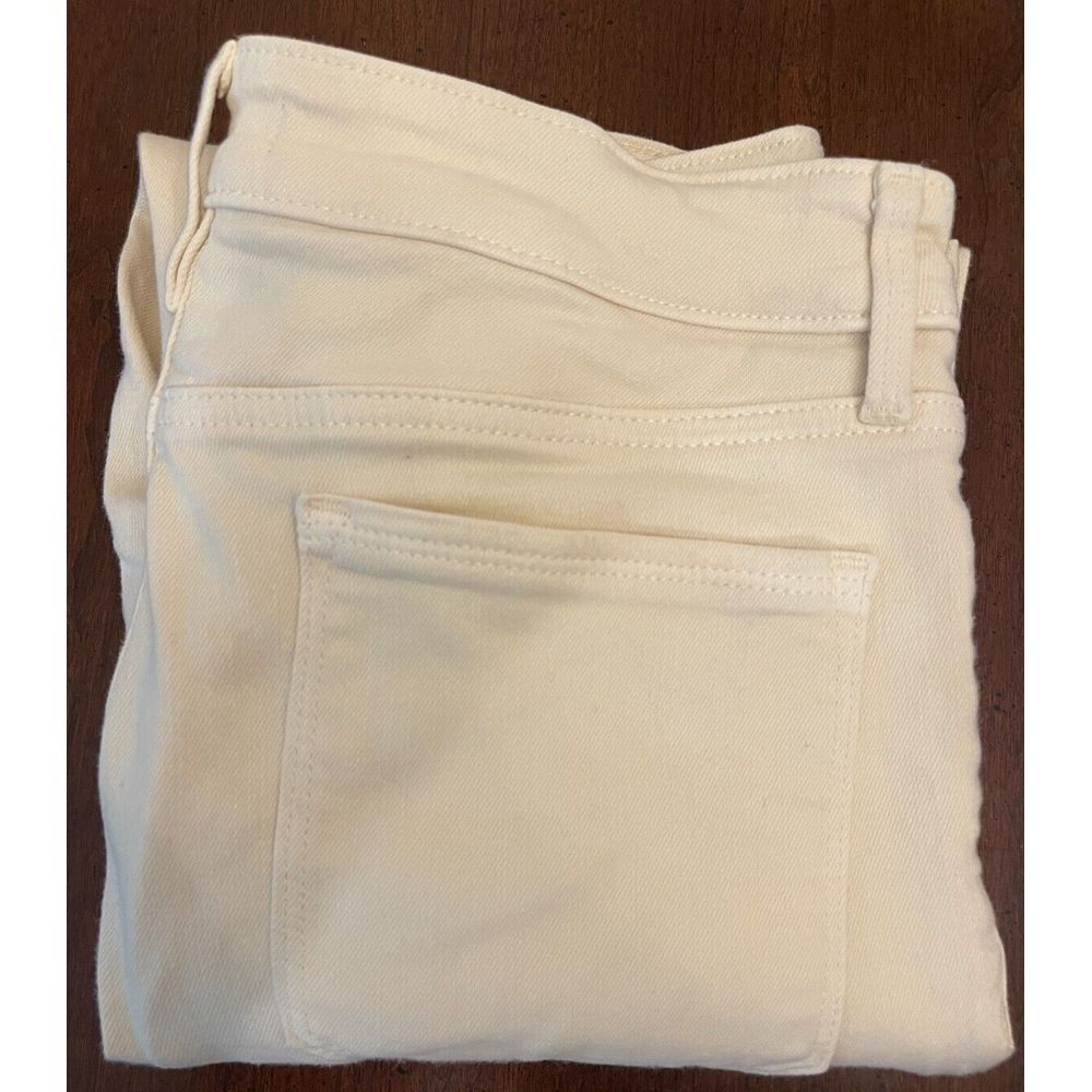 Athleta Sculptek‎ Straight Leg Jeans Women's 8 Ivory Stretch (Other) - Picture 11 of 12